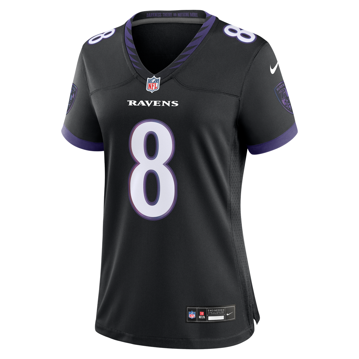 Women's Baltimore Ravens Lamar Jackson Nike Black Alternate Game Jersey