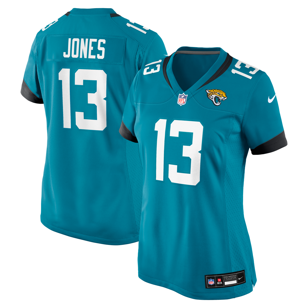 Women's Jacksonville Jaguars Tim Jones Nike Teal Team Game Jersey