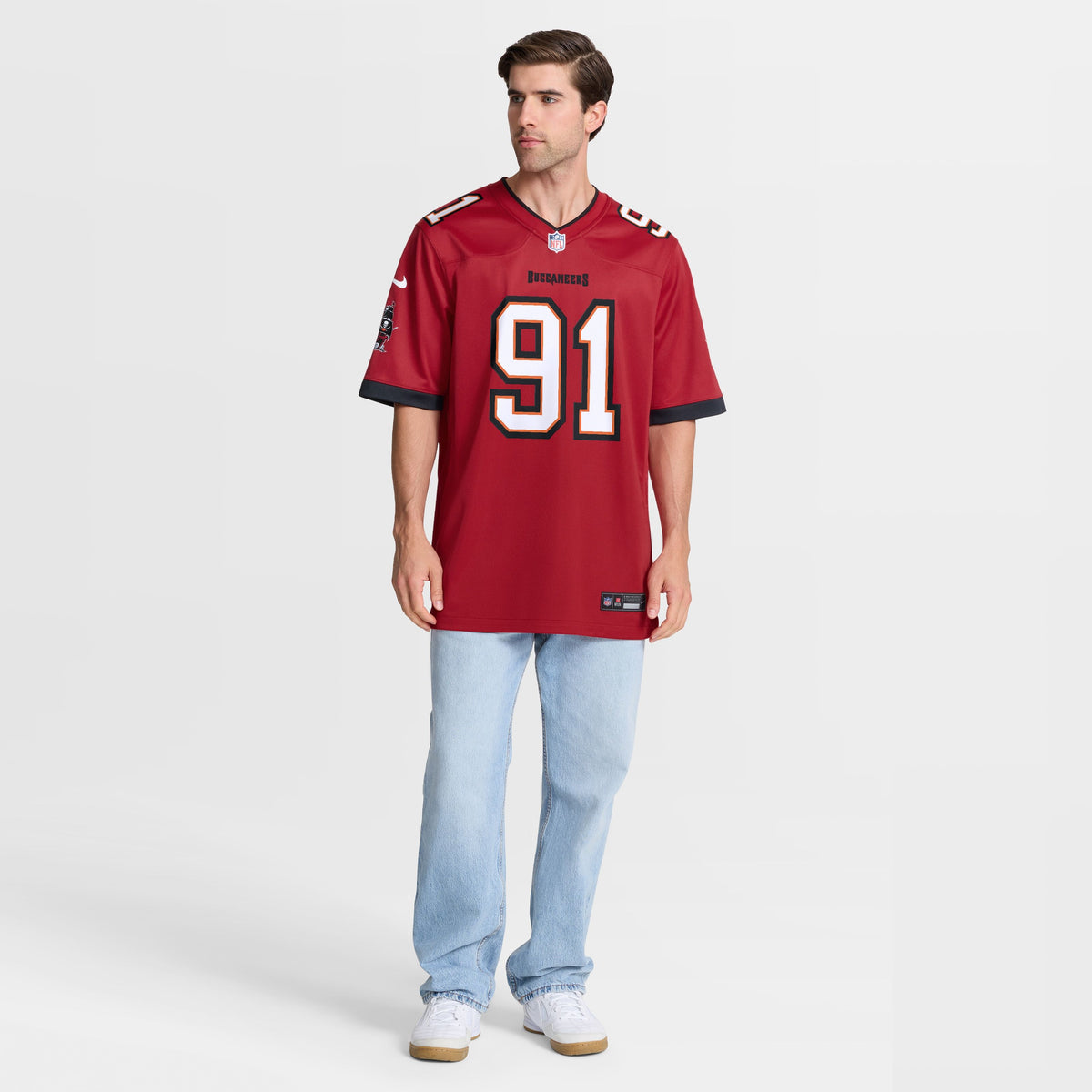 Men's Tampa Bay Buccaneers Ashawn Robinson Nike Red Team Game Jersey