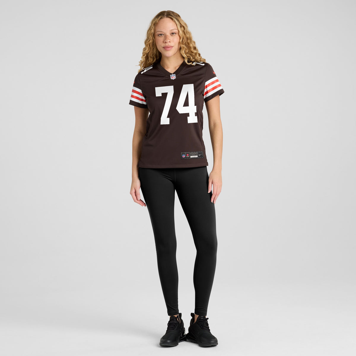 Women's Cleveland Browns Elgton Jenkins Nike Brown Team Game Jersey