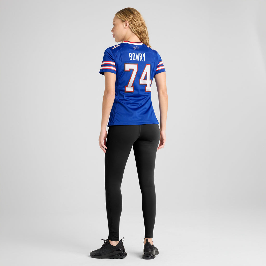 Women's Buffalo Bills Jude Bowry Nike Royal Team Game Jersey