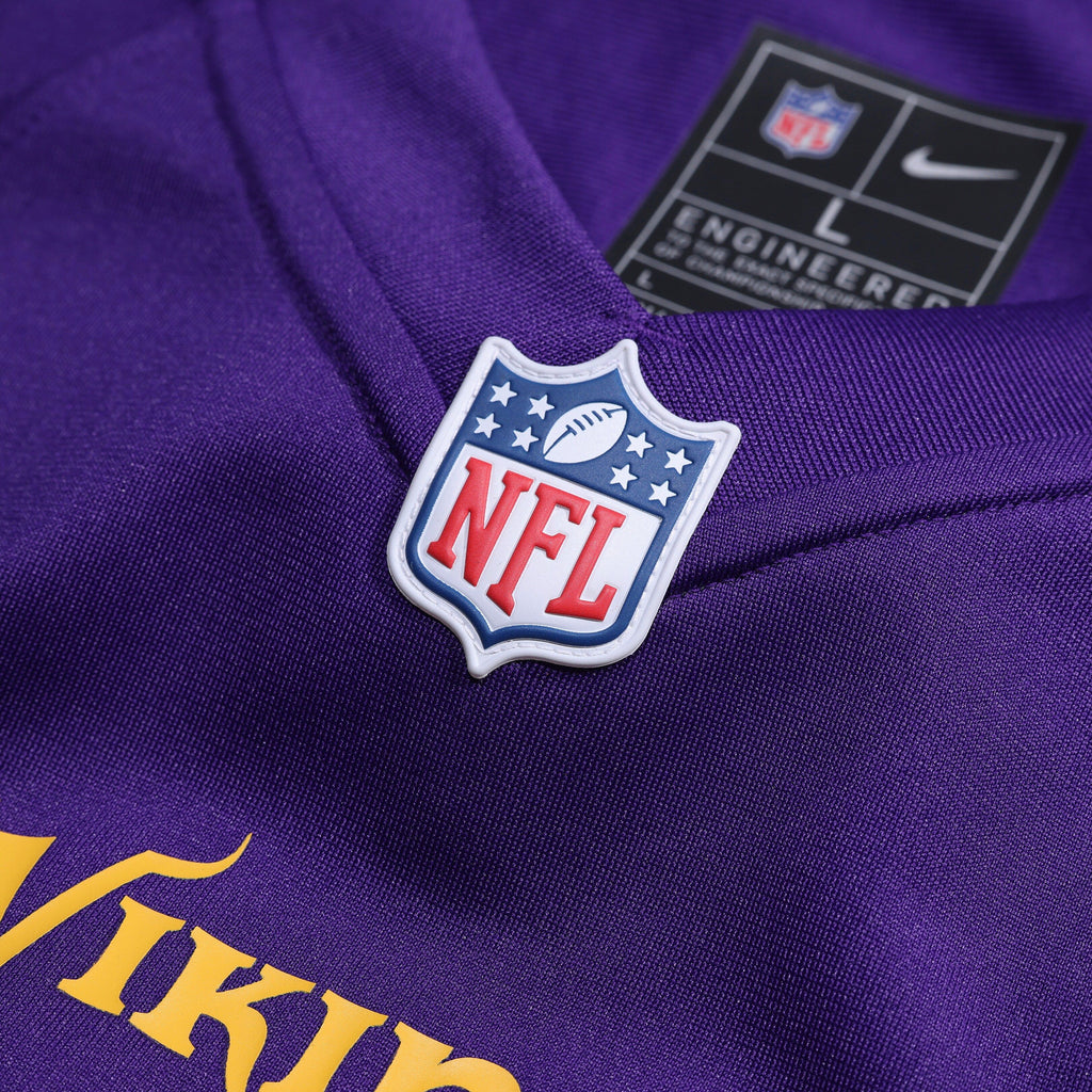 Men's Minnesota Vikings Caleb Banks Nike Purple 2026 Nfl Draft First Round Pick No 18 Team Game Jersey