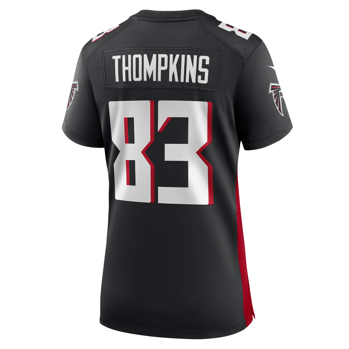 Women's Atlanta Falcons Deven Thompkins Nike Black Team Game Jersey