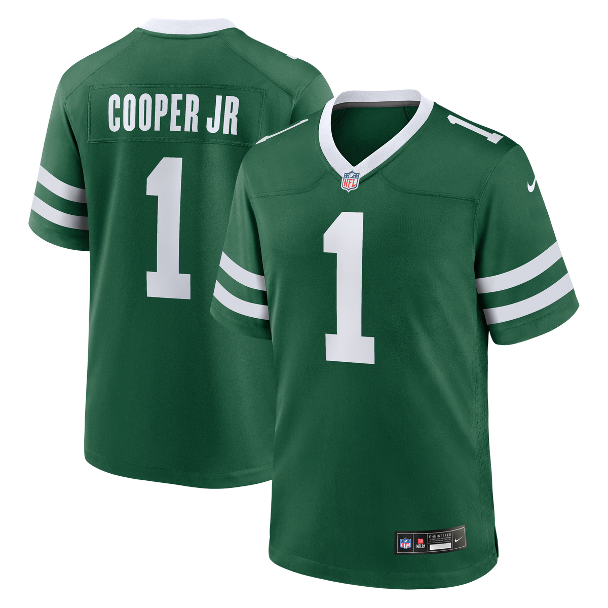 Men's New York Jets Omar Cooper Jr Nike Legacy Green 2026 Nfl Draft First Round Pick No 30 Team Game Jersey
