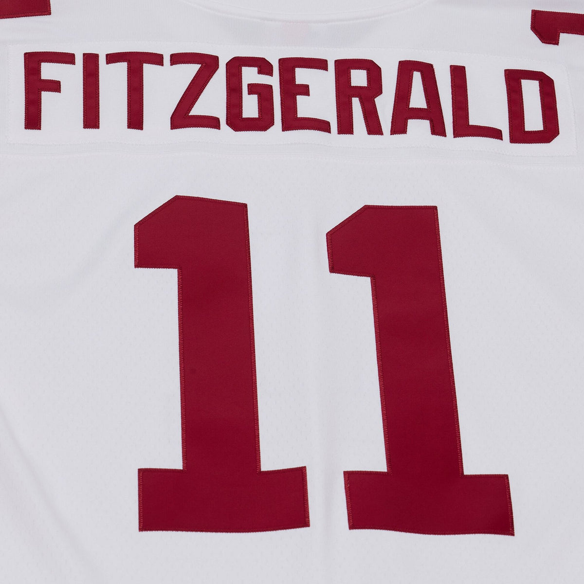 Men's Arizona Cardinals Larry Fitzgerald Mitchell And Ness White 2004 Legacy Replica Player Jersey