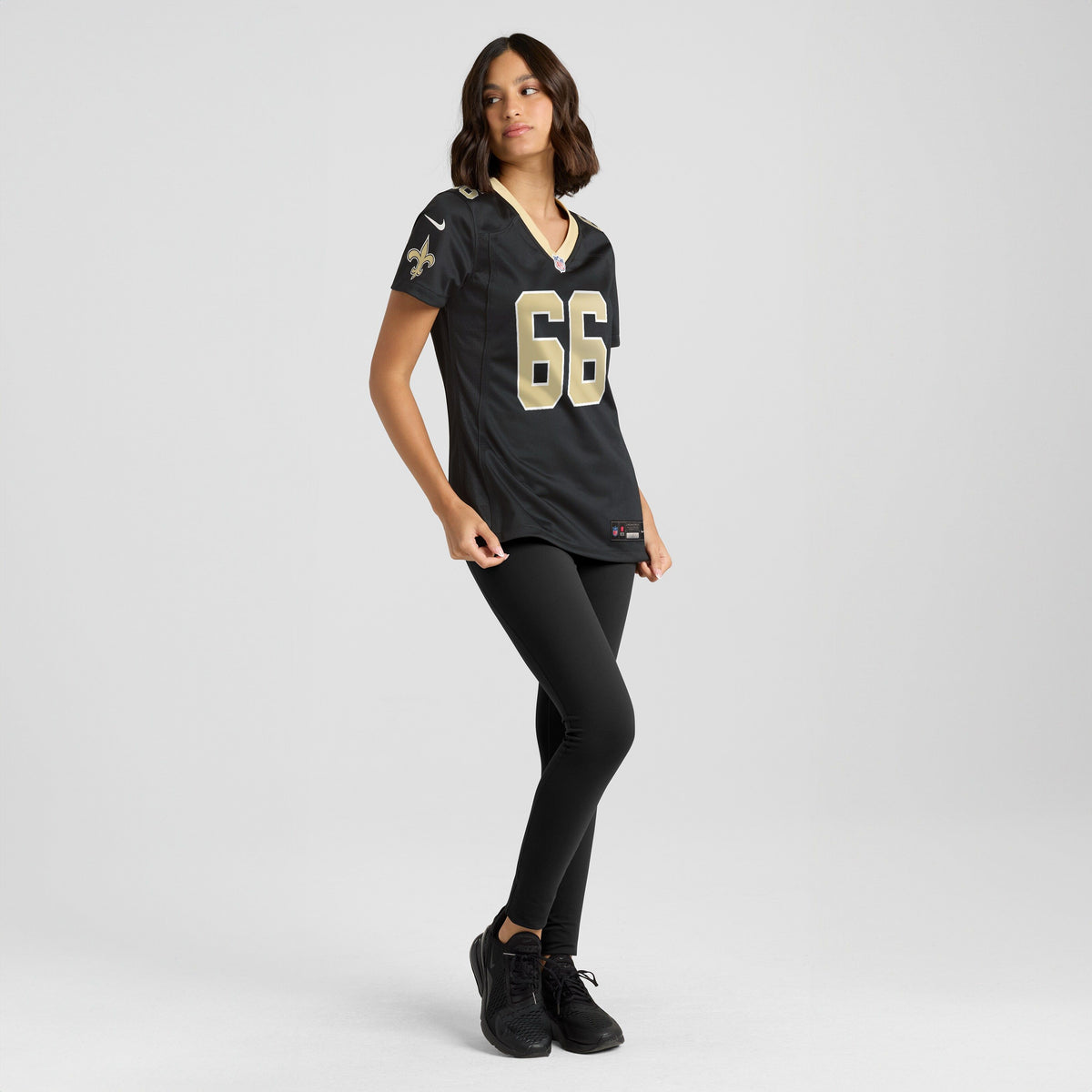 Women's New Orleans Saints William Sherman Nike Black Team Game Jersey