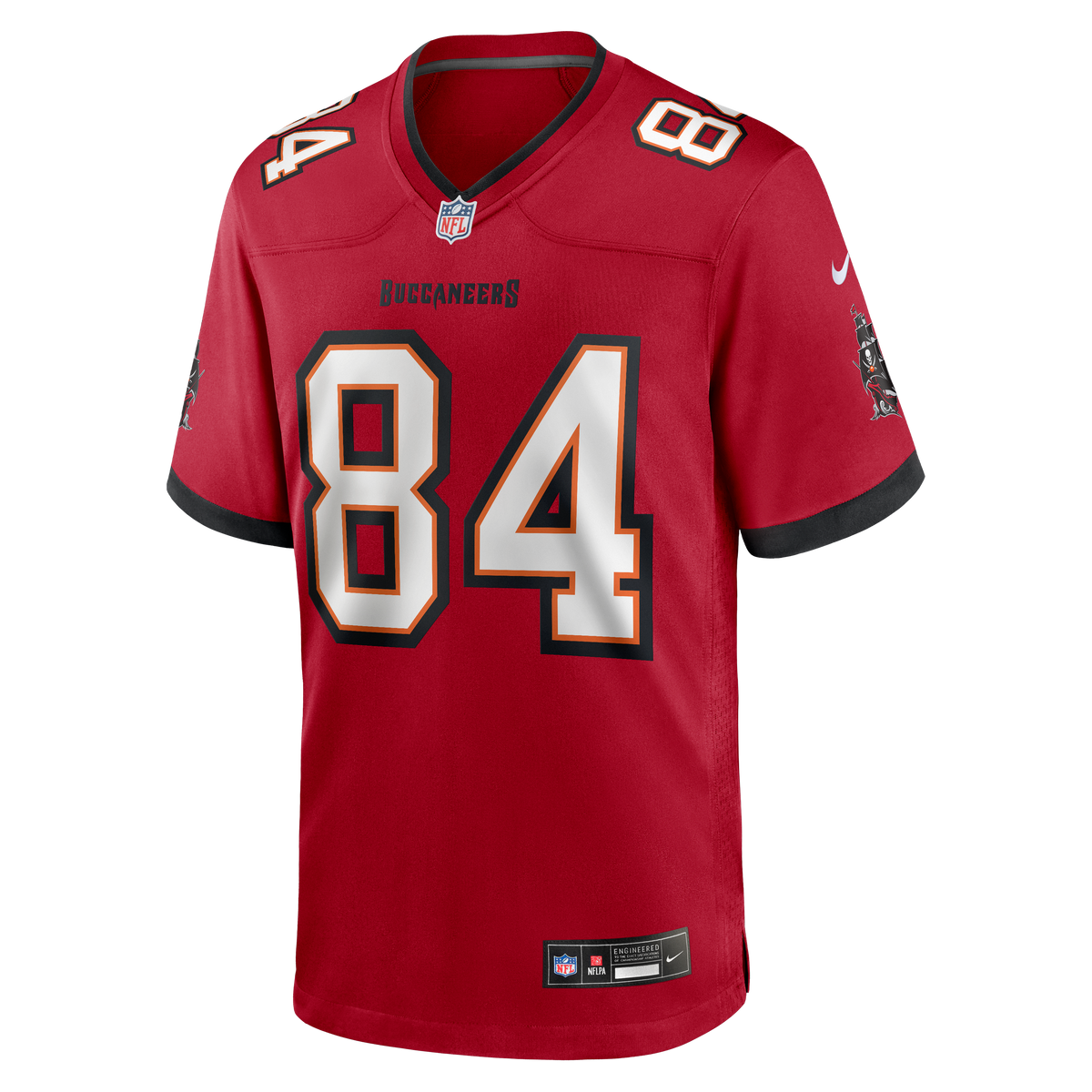 Men's Tampa Bay Buccaneers Bauer Sharp Nike Red Team Game Jersey