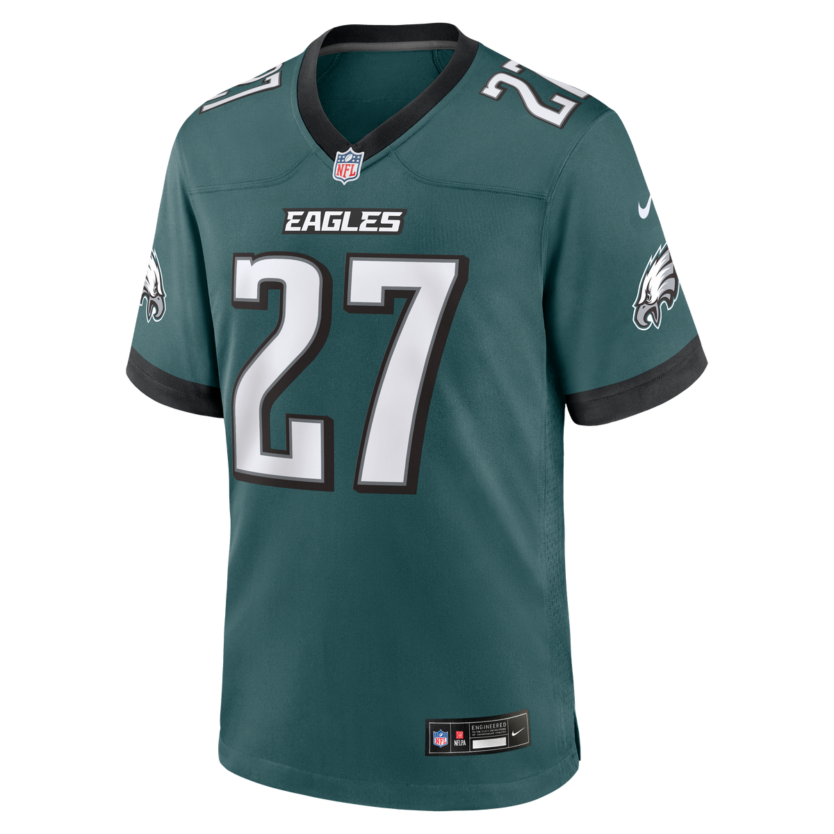 Men's Philadelphia Eagles Quinyon Mitchell Nike Midnight Green Team Game Jersey