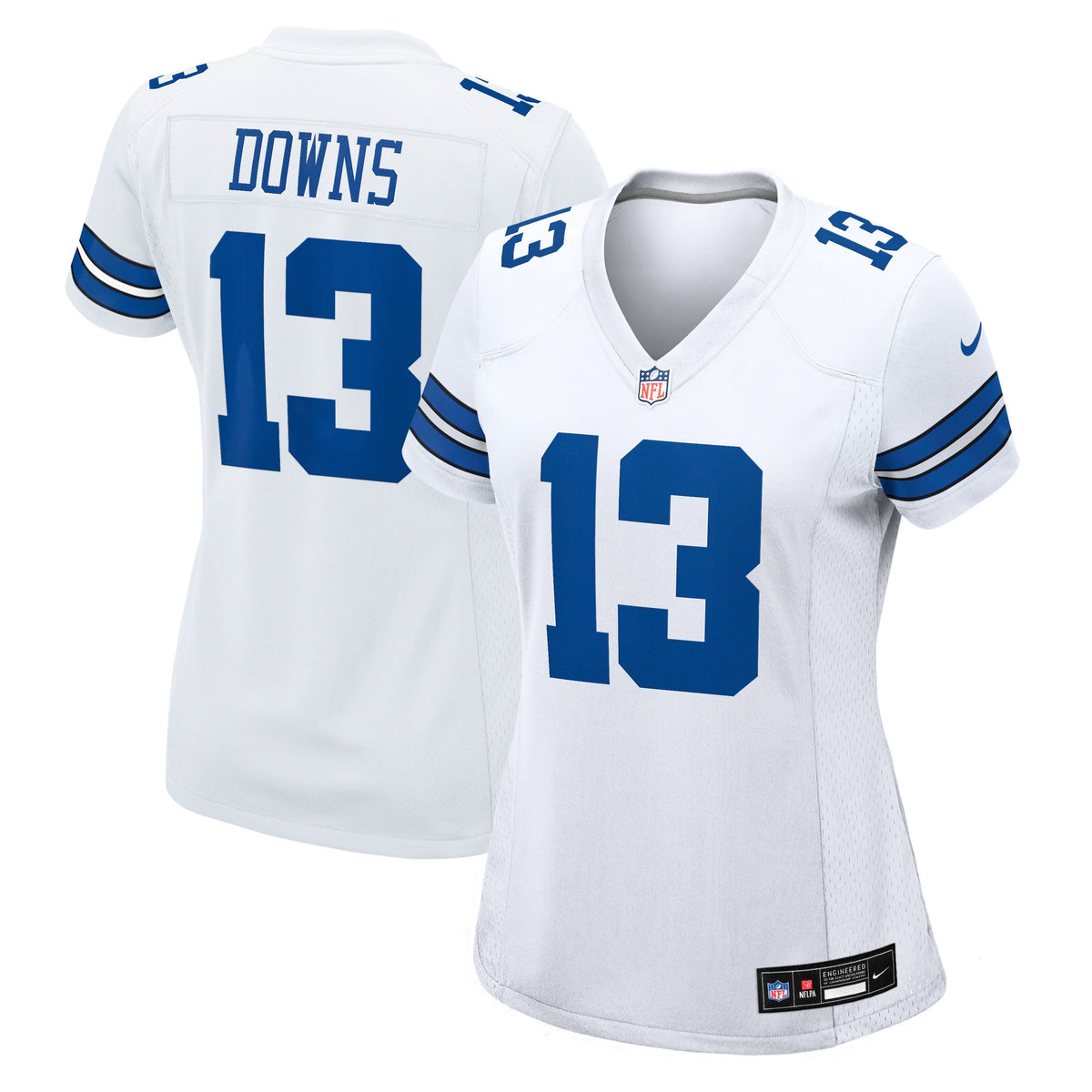 Women's Dallas Cowboys Caleb Downs Nike White Game Jersey