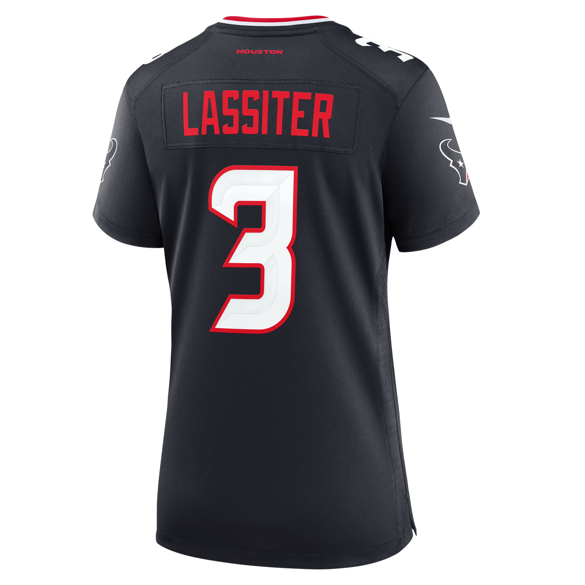 Women's Houston Texans Kamari Lassiter Nike Navy Team Game Jersey