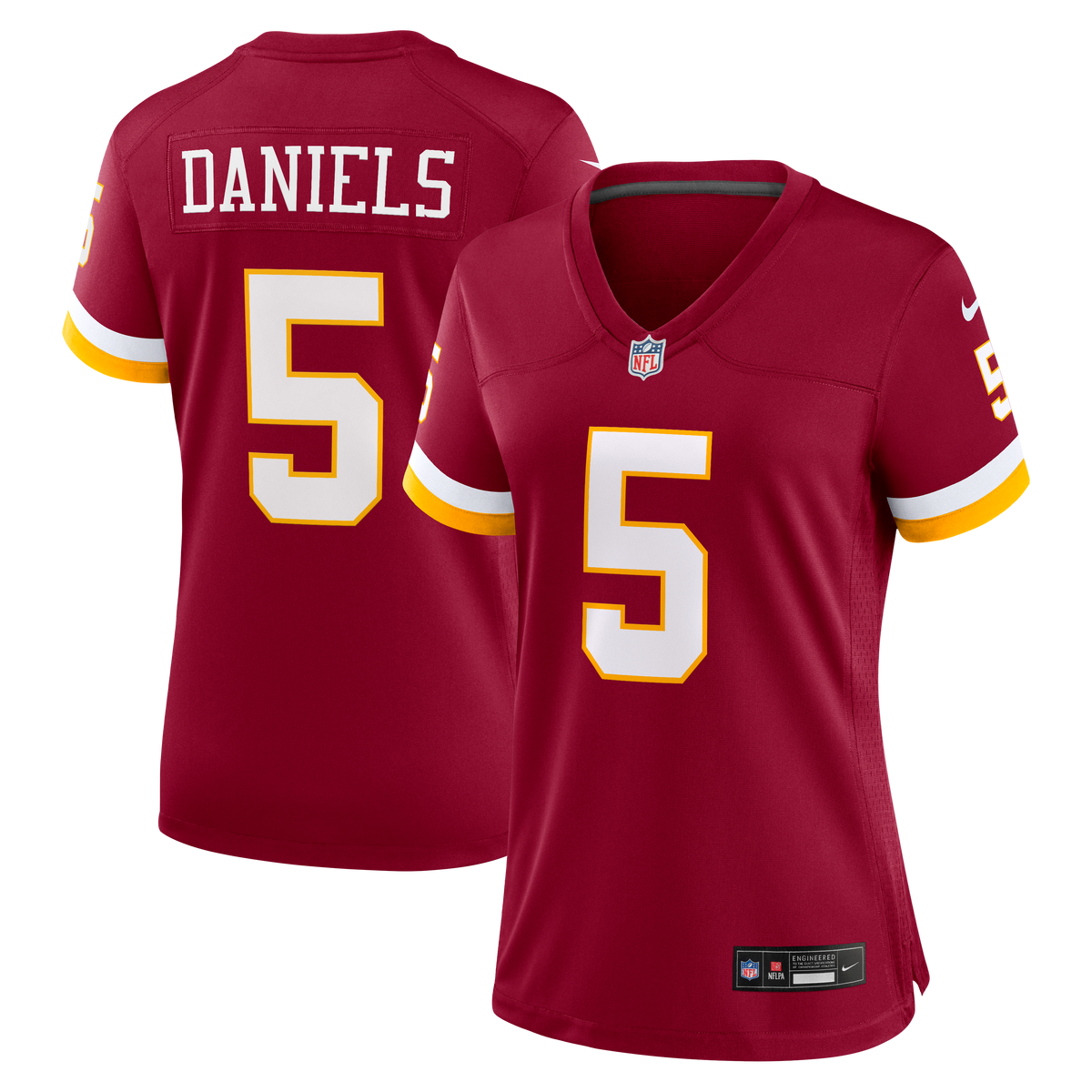 Women's Washington Commanders Jayden Daniels Nike Burgundy Game Jersey