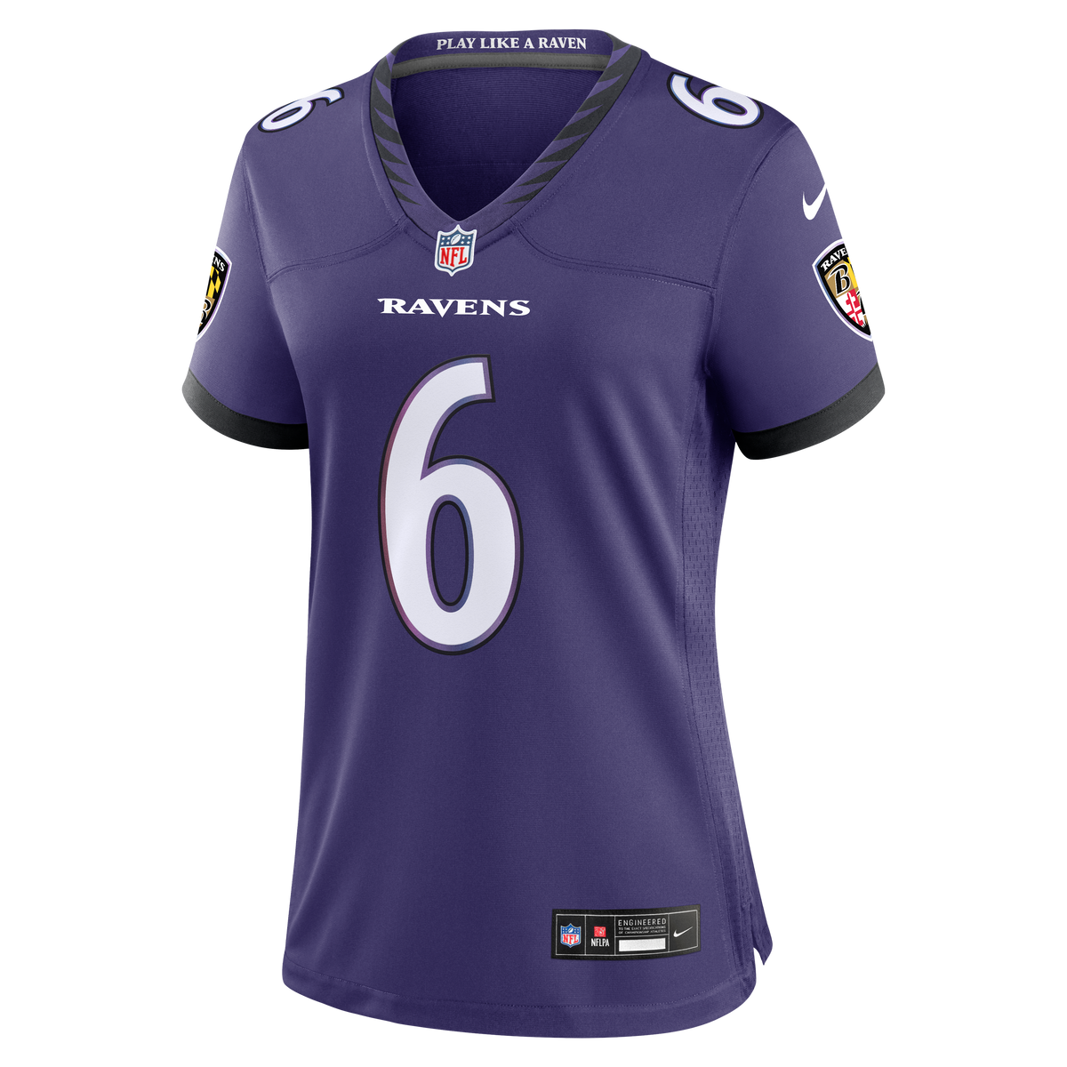 Women's Baltimore Ravens Jakobi Lane Nike Purple Team Game Jersey