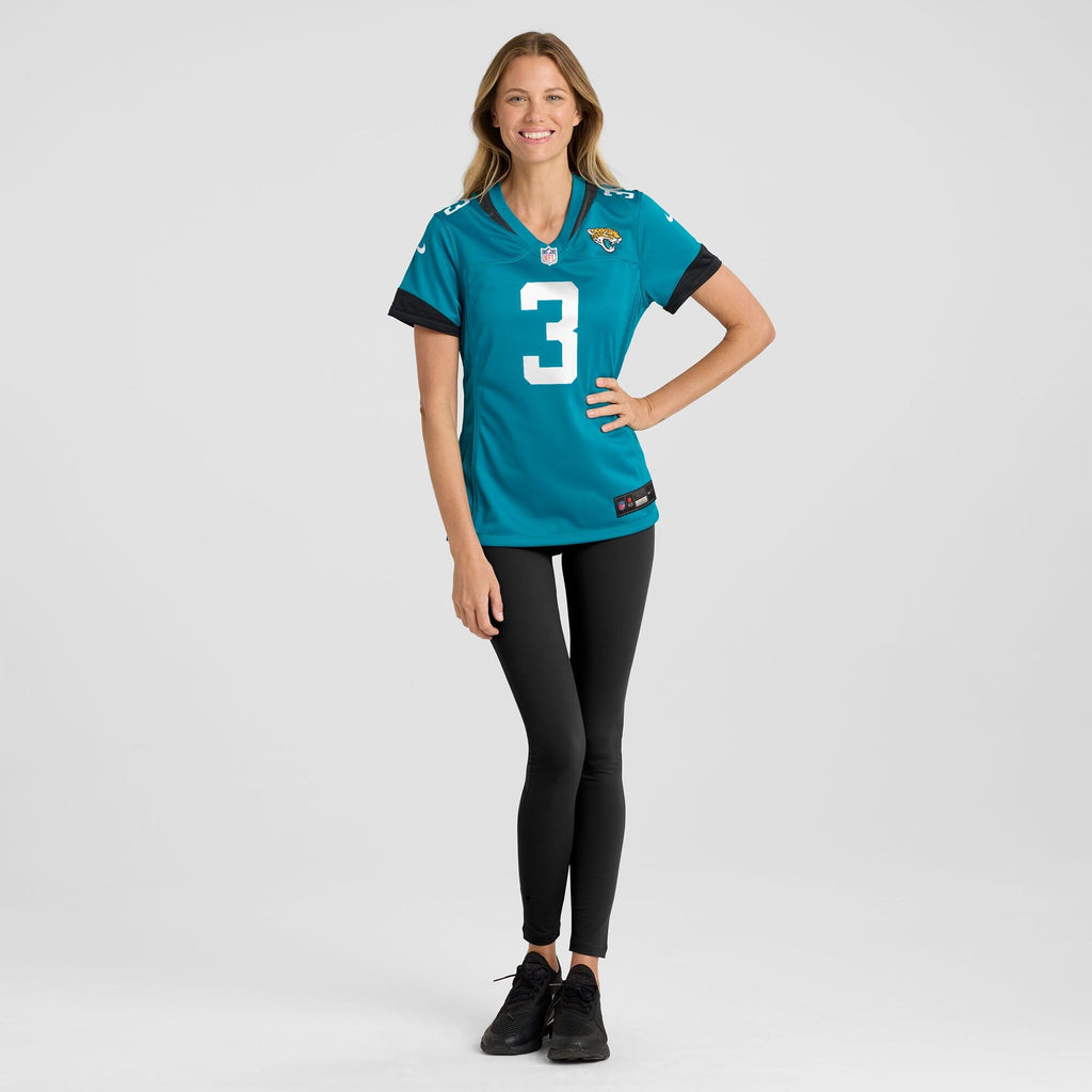 Women's Jacksonville Jaguars Jakobi Meyers Nike Teal Team Game Jersey