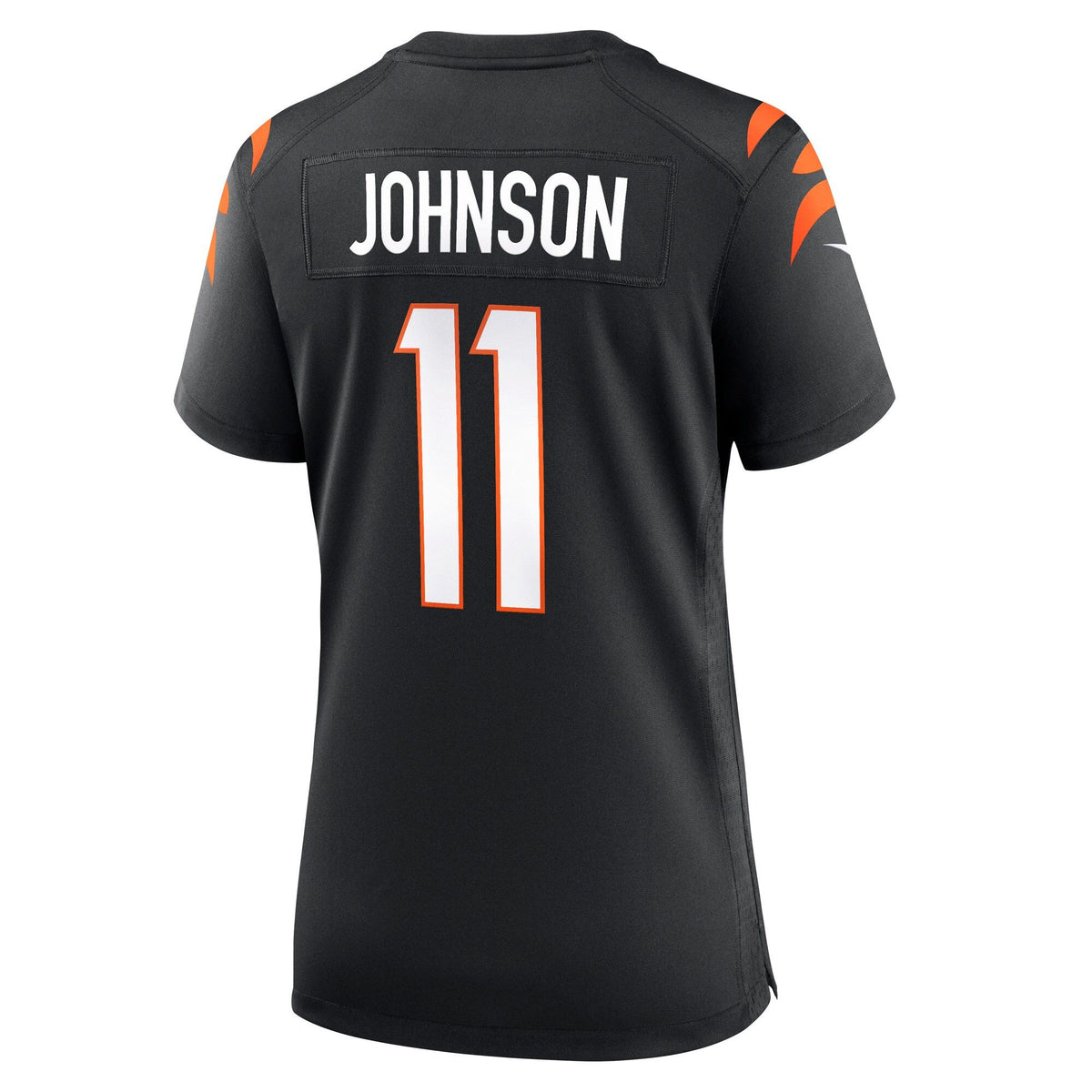 Women's Cincinnati Bengals Josh Johnson Nike Black Team Game Jersey