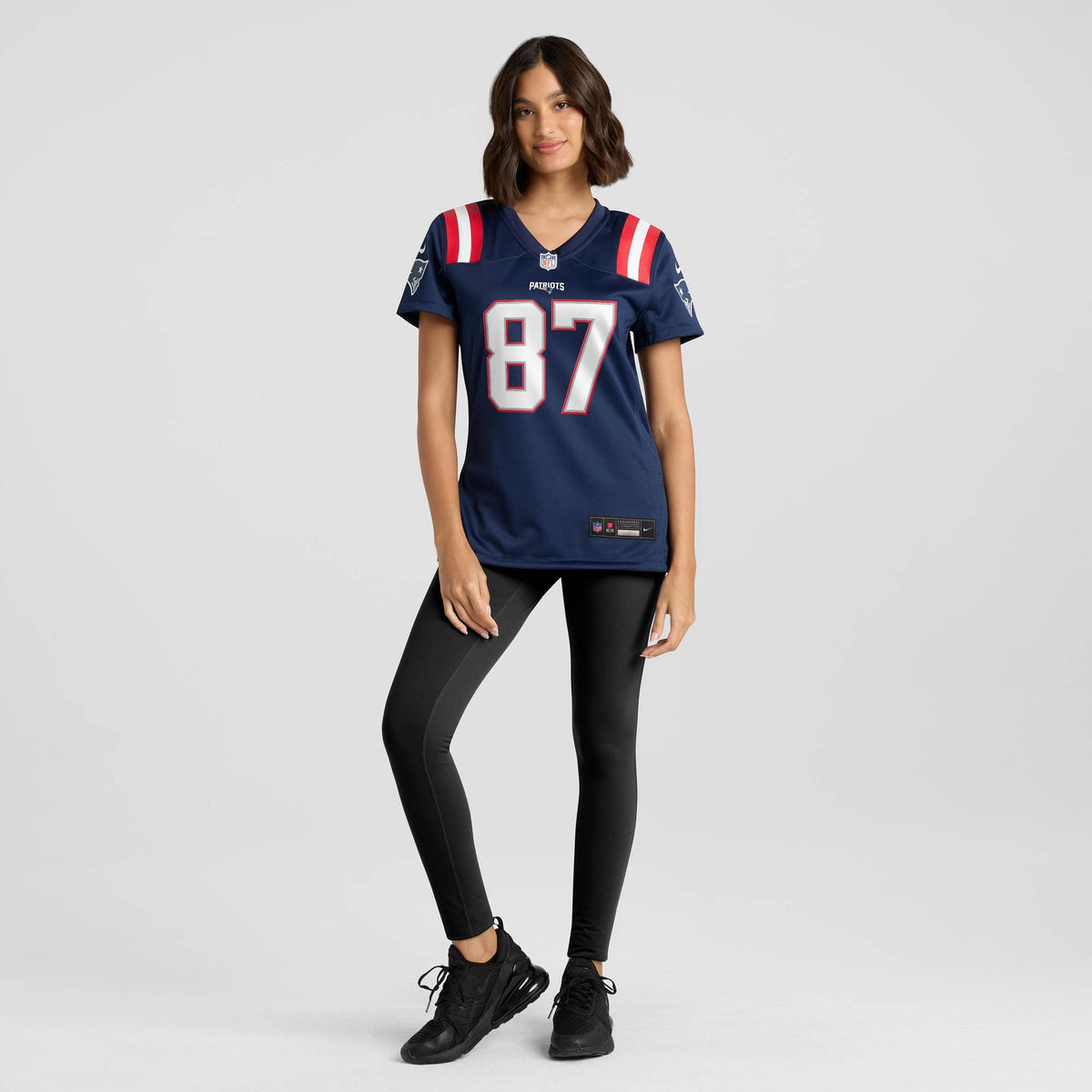 Women's New England Patriots Romeo Doubs Nike Navy Game Jersey