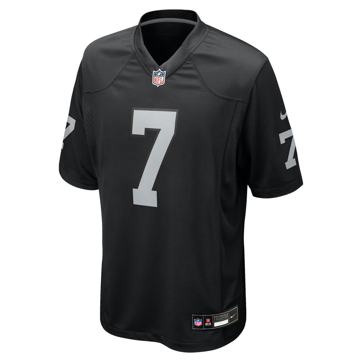 Men's Las Vegas Raiders Quay Walker Nike Black Team Game Jersey