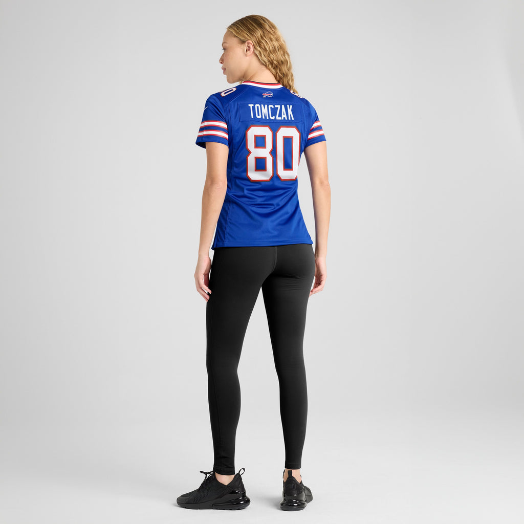 Women's Buffalo Bills Max Tomczak Nike Royal Team Game Jersey