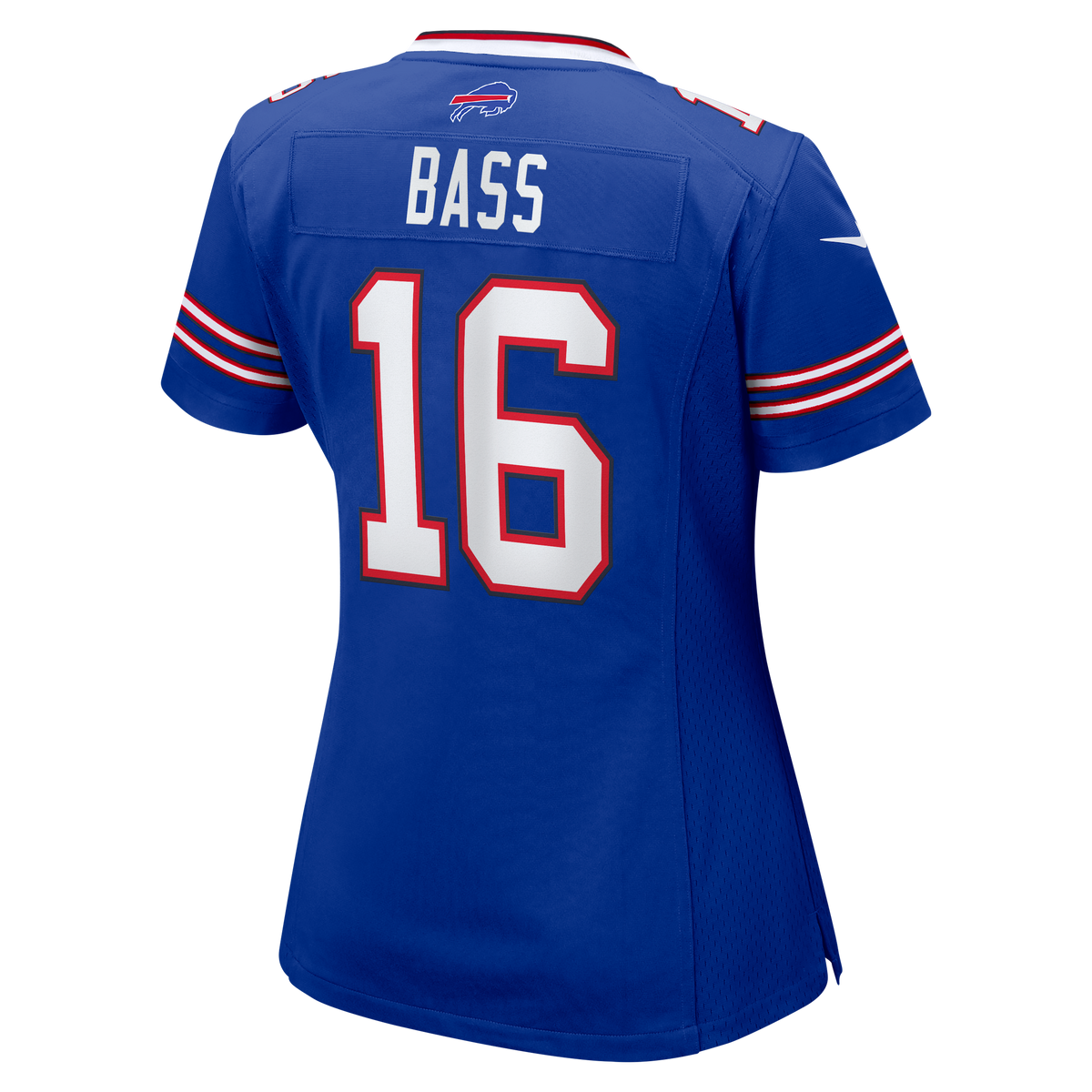 Women's Buffalo Bills Tyler Bass Nike Royal Team Game Jersey