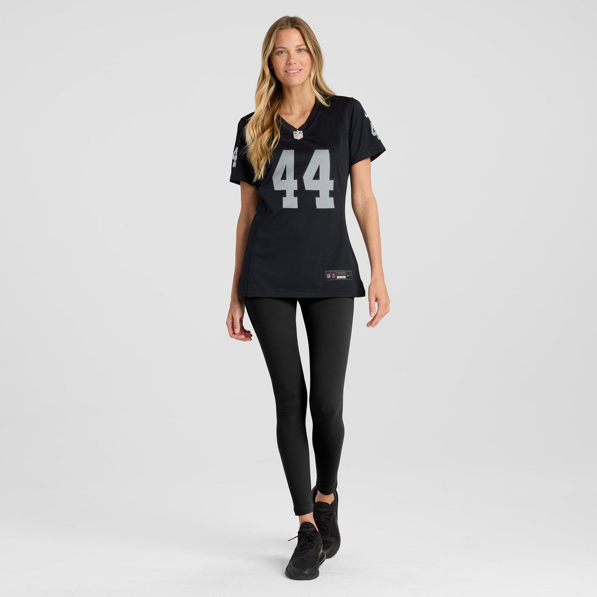 Women's Las Vegas Raiders Tommy Eichenberg Nike Black Team Game Jersey