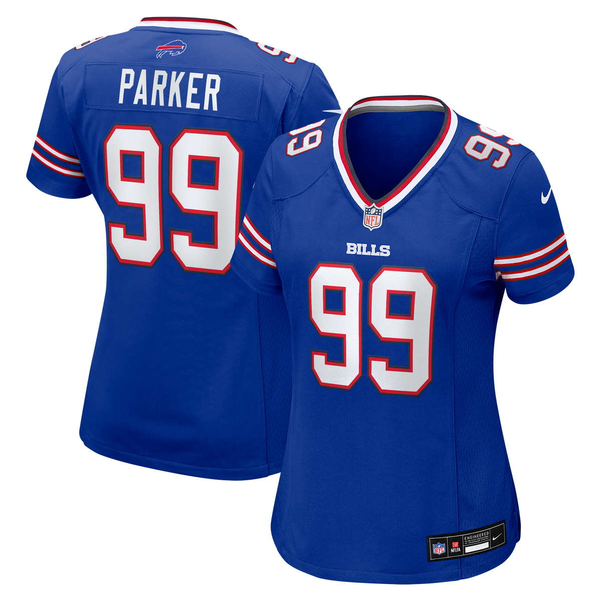 Women's Buffalo Bills Tj Parker Nike Royal Team Game Jersey