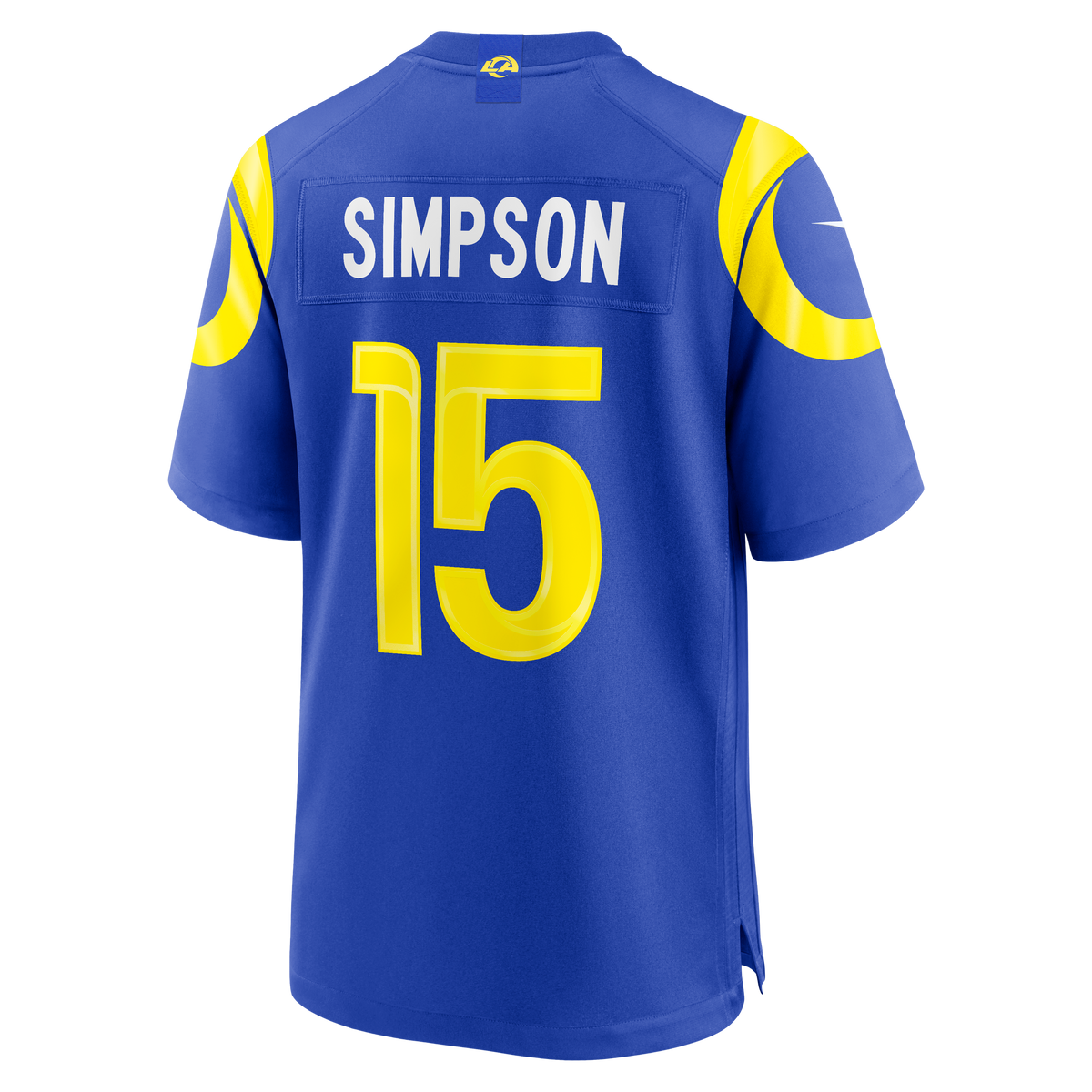 Men's Los Angeles Rams Ty Simpson Nike Royal 2026 Nfl Draft First Round Pick No 13 Team Game Jersey