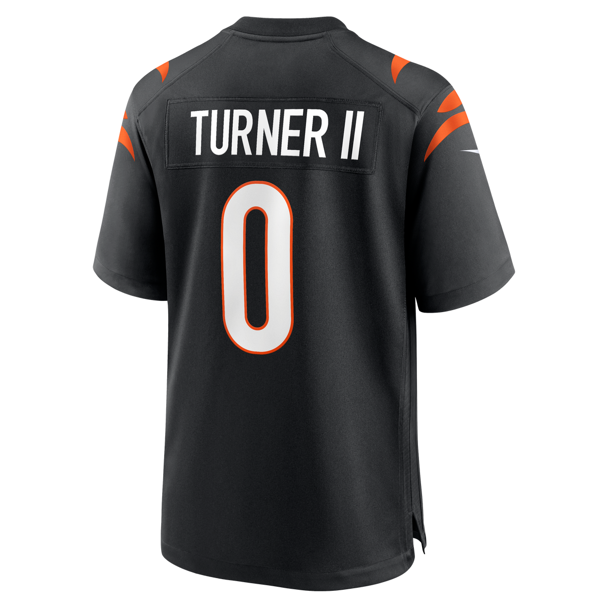 Men's Cincinnati Bengals Dj Turner Ii Nike Black Team Game Jersey