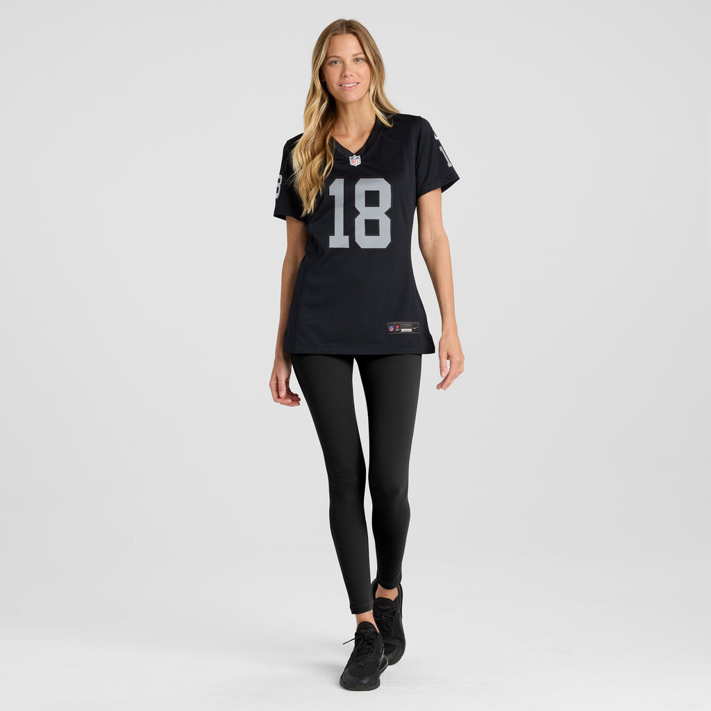 Women's Las Vegas Raiders Jack Bech Nike Black Team Game Jersey