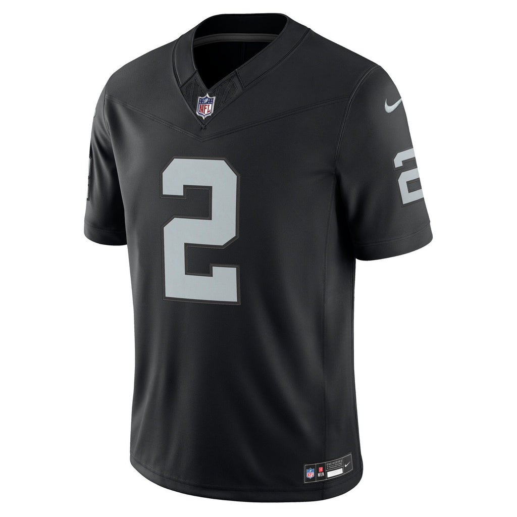 Men's Las Vegas Raiders Ashton Jeanty Nike Black Team Vapor Fuse Stitched Limited Jersey