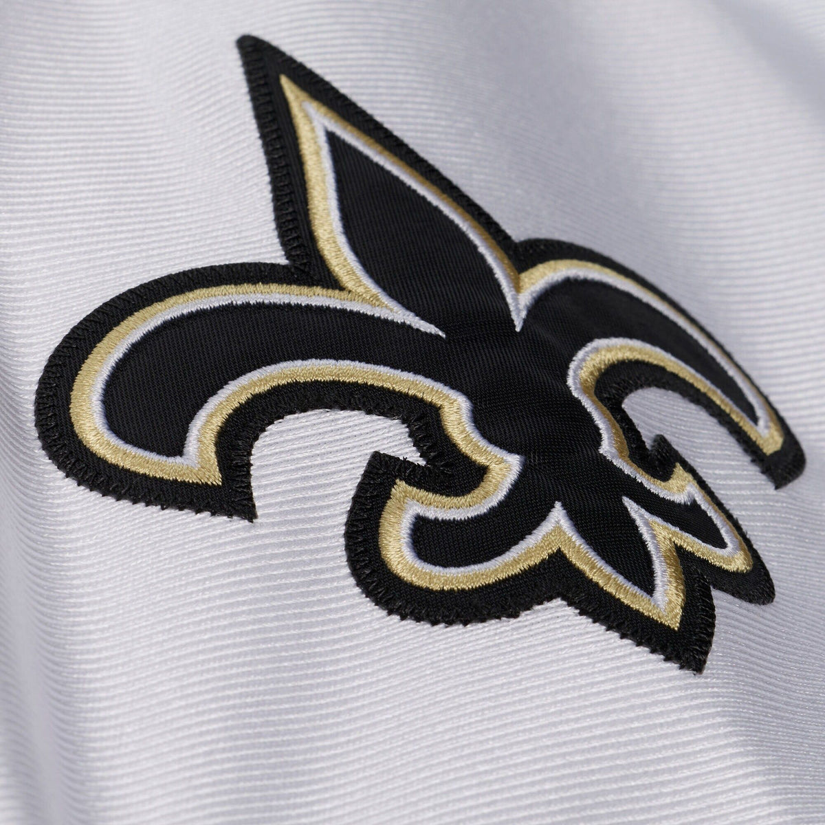 Men's New Orleans Saints Drew Brees Mitchell And Ness White Super Bowl Xliv Authentic Jersey