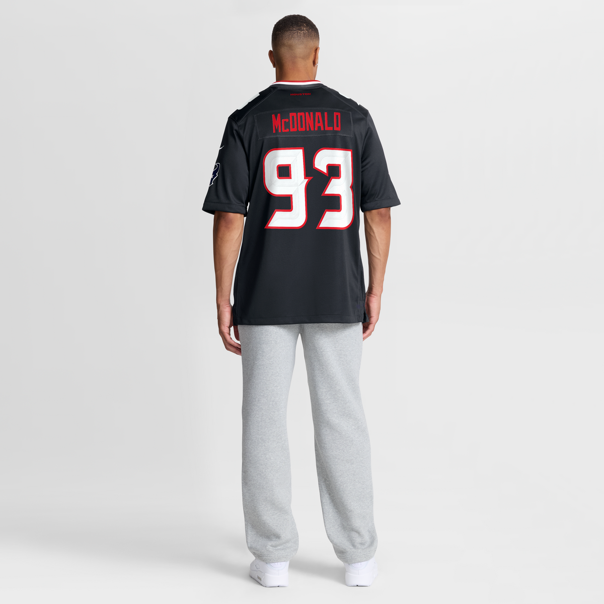 Men's Houston Texans Kayden Mcdonald Nike Navy Team Game Jersey