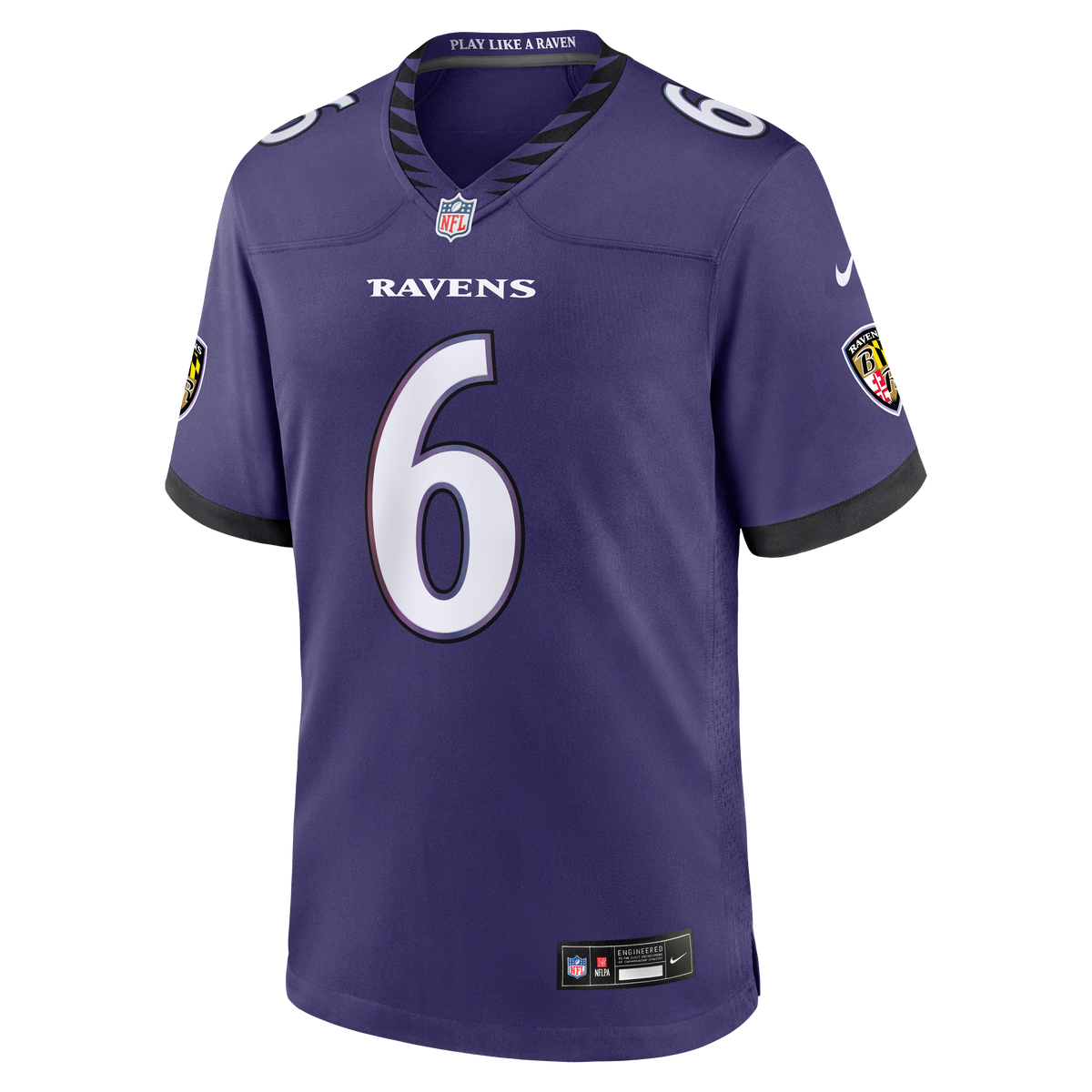 Men's Baltimore Ravens Jakobi Lane Nike Purple Team Game Jersey