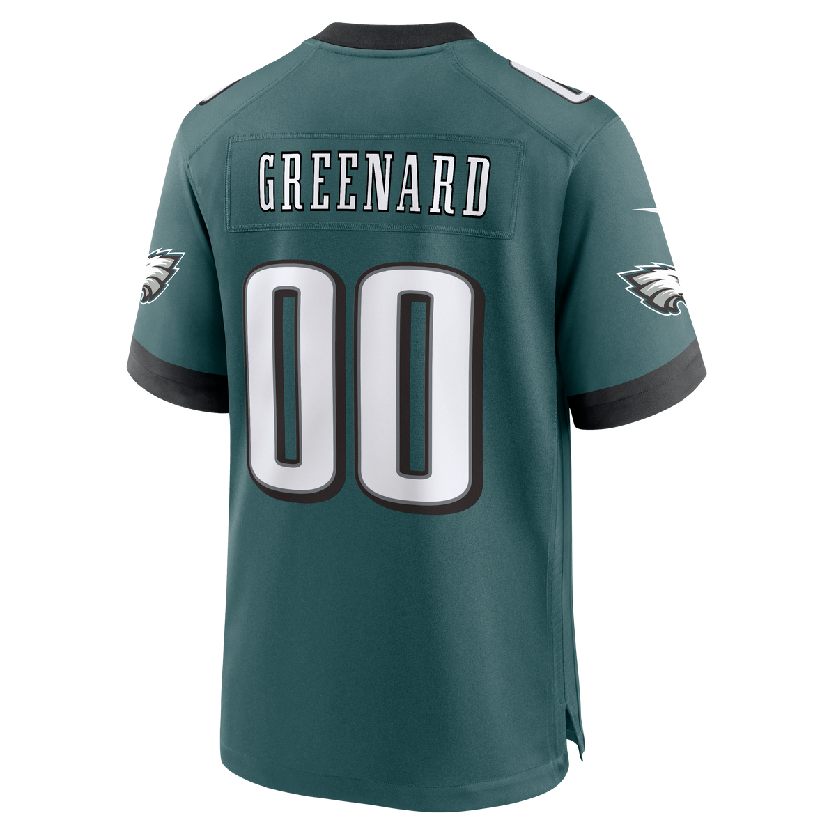 Men's Philadelphia Eagles Jonathan Greenard Nike Midnight Green Game Jersey