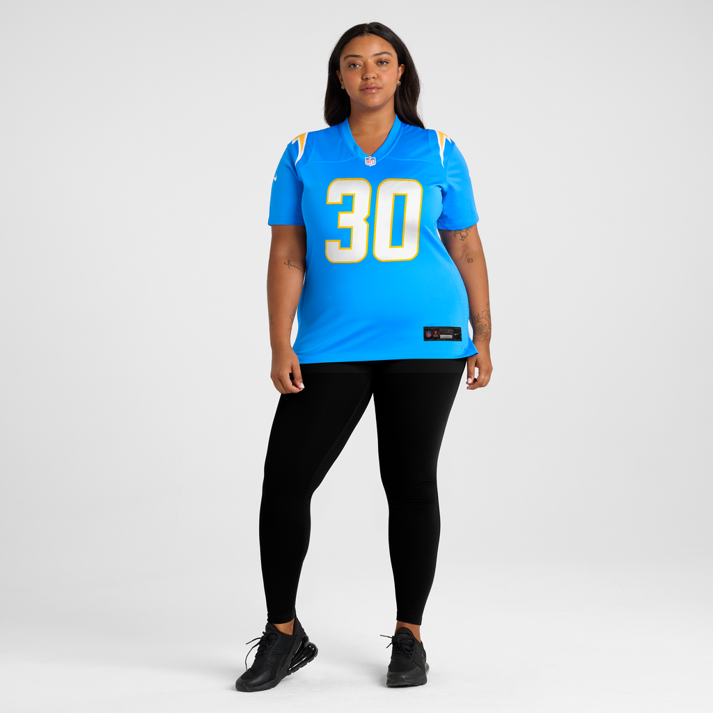 Women's Los Angeles Chargers Alec Ingold Nike Powder Blue Team Game Jersey