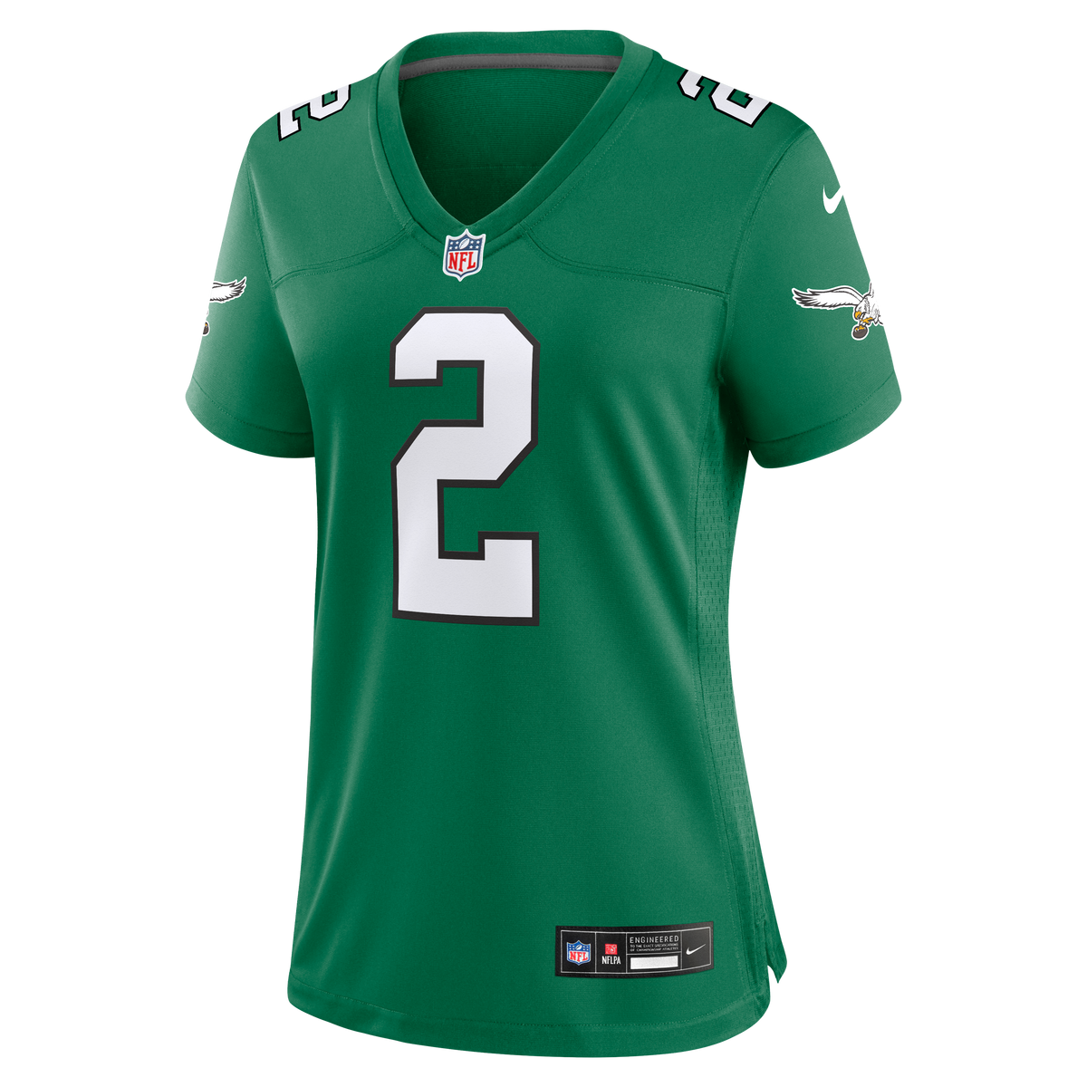 Women's Philadelphia Eagles Tariq Woolen Nike Kelly Green Alternate Game Jersey