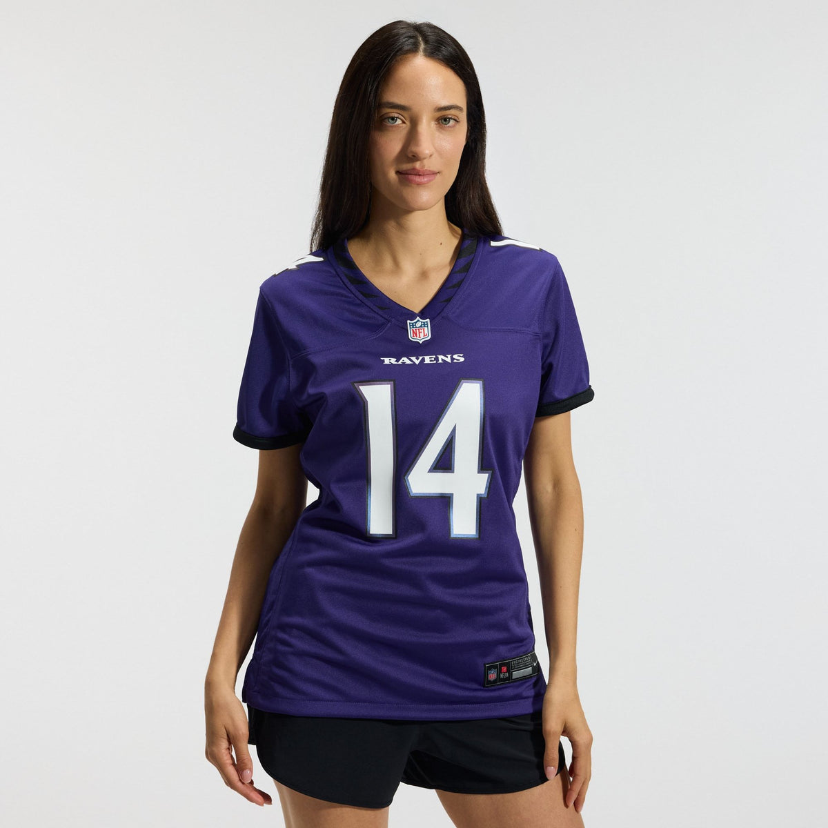 Women's Baltimore Ravens Kyle Hamilton Nike Purple Team Game Jersey