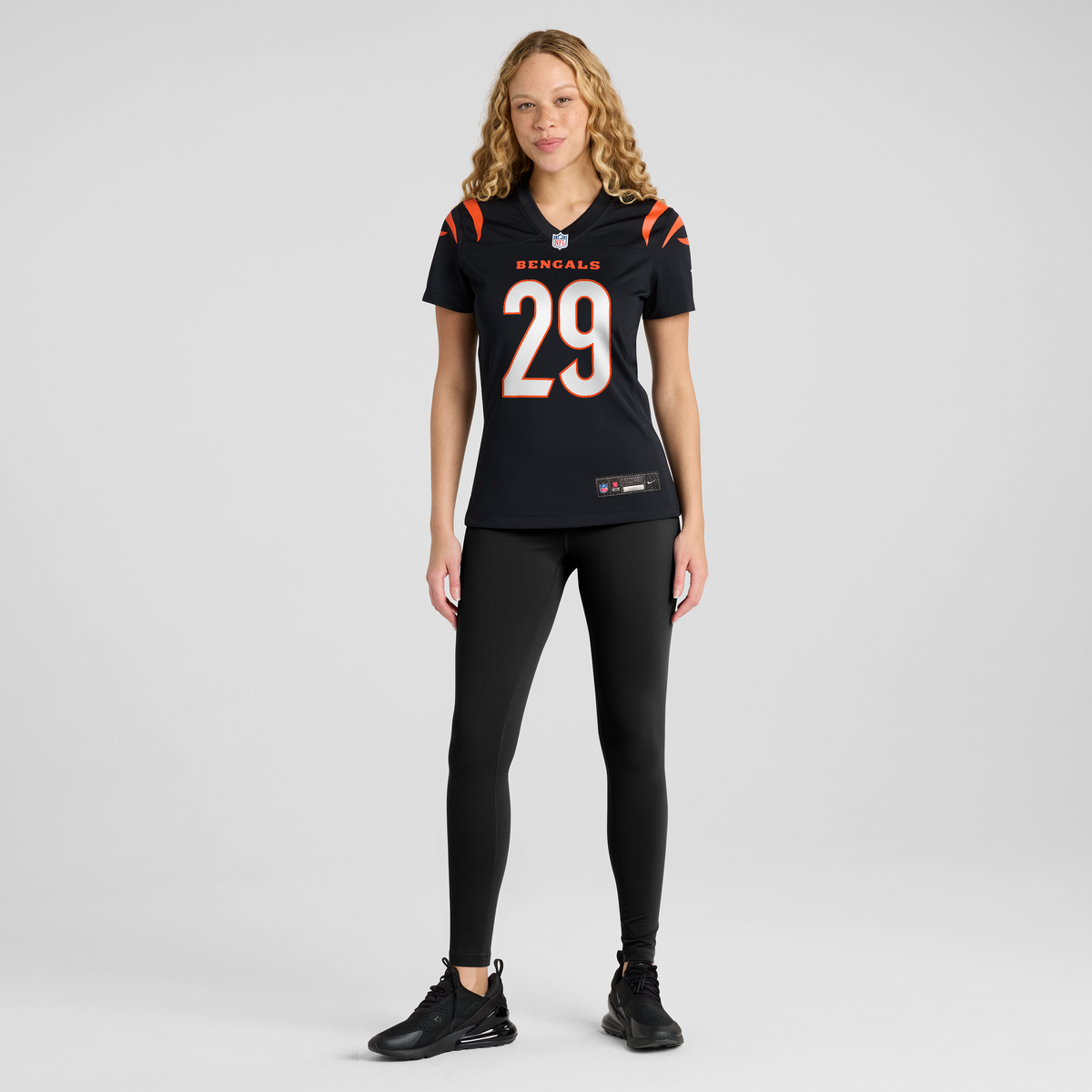 Women's Cincinnati Bengals Kyle Dugger Nike Black Team Game Jersey