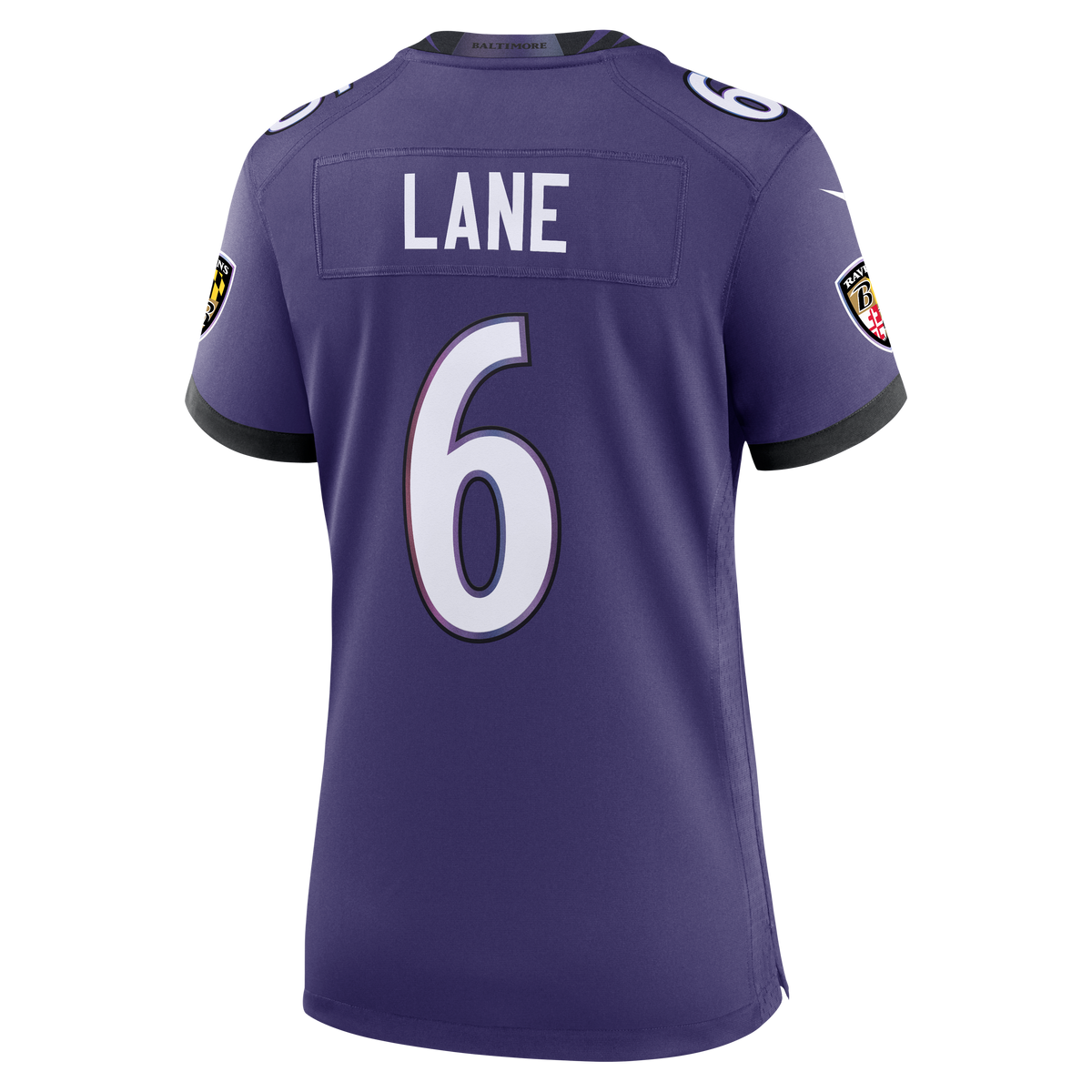 Women's Baltimore Ravens Jakobi Lane Nike Purple Team Game Jersey
