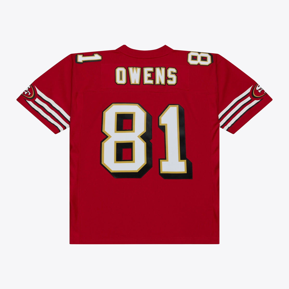 Men's San Francisco 49Ers Terrell Owens Mitchell And Ness Red 1996 Legacy Replica Player Jersey