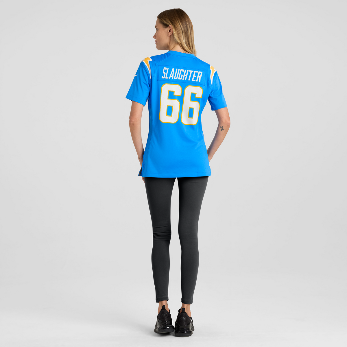 Women's Los Angeles Chargers Jake Slaughter Nike Powder Blue Team Game Jersey