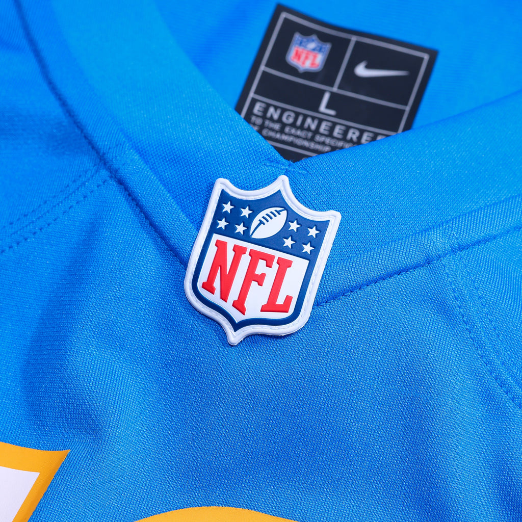 Men's Los Angeles Chargers Logan Taylor Nike Powder Blue Team Game Jersey