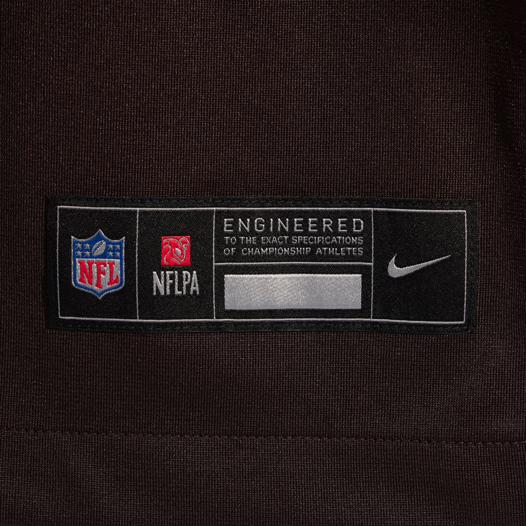 Men's Cleveland Browns Emmanuel Mcneil Warren Nike Brown Game Jersey
