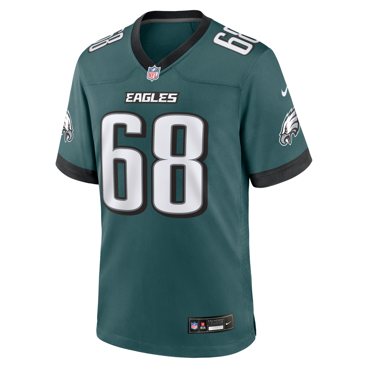 Men's Philadelphia Eagles Jordan Mailata Nike Midnight Green Team Game Jersey