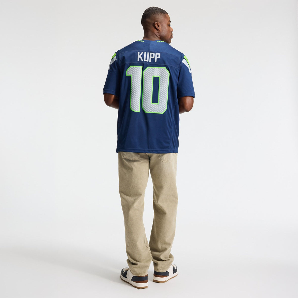 Men's Seattle Seahawks Cooper Kupp Nike College Navy Team Vapor Fuse Stitched Limited Jersey