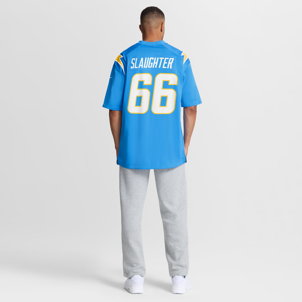 Men's Los Angeles Chargers Jake Slaughter Nike Powder Blue Team Game Jersey