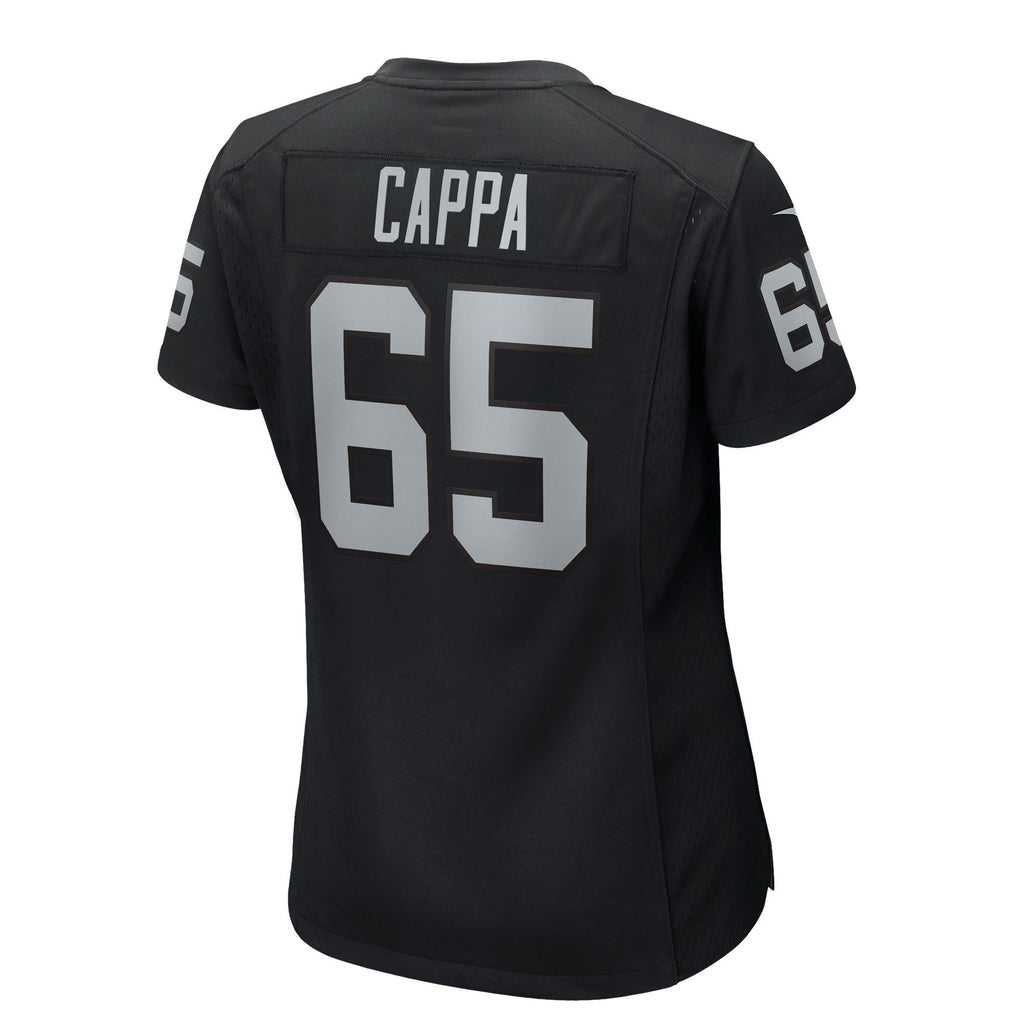 Women's Las Vegas Raiders Alex Cappa Nike Black Team Game Jersey