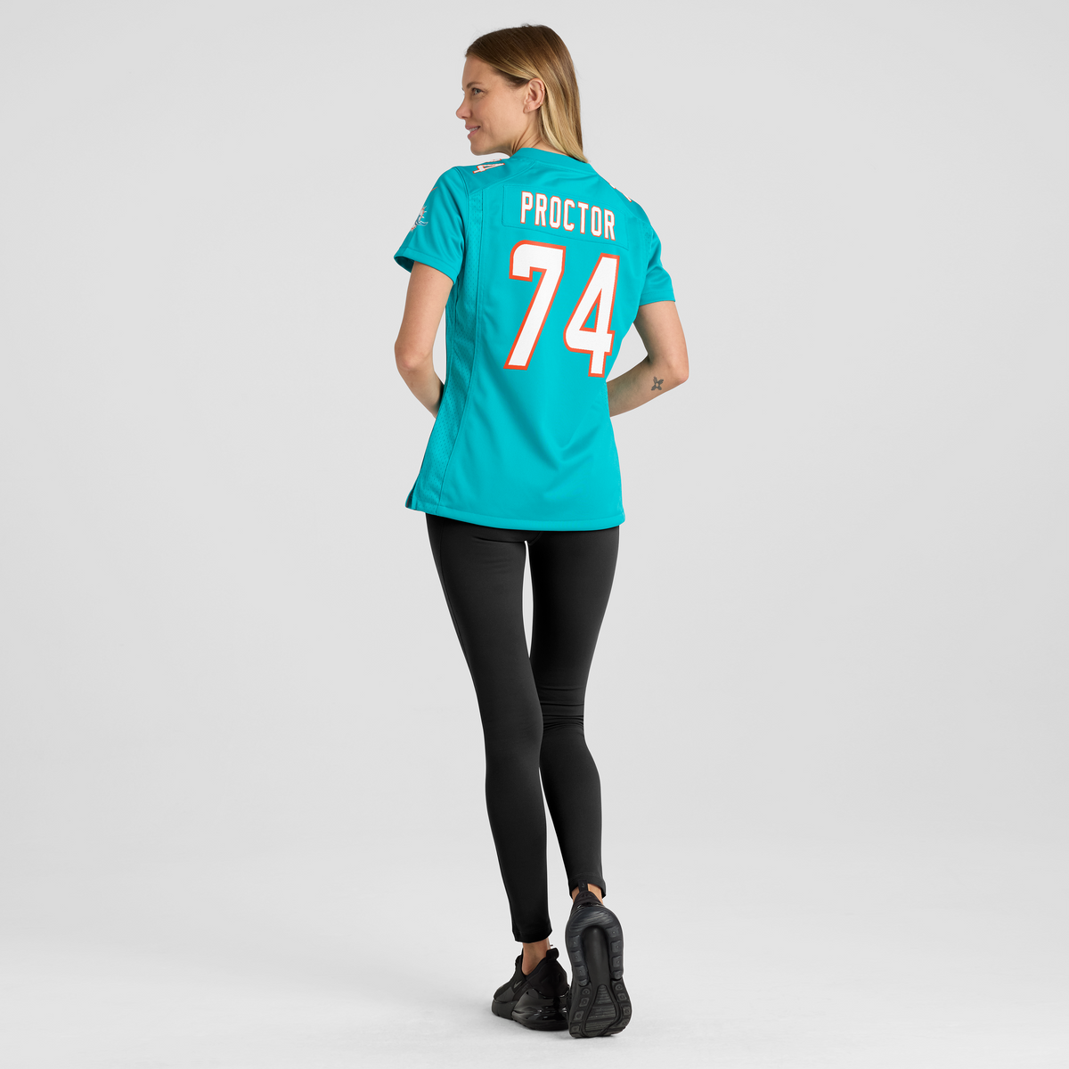 Women's Miami Dolphins Kadyn Proctor Nike Aqua Team Game Jersey