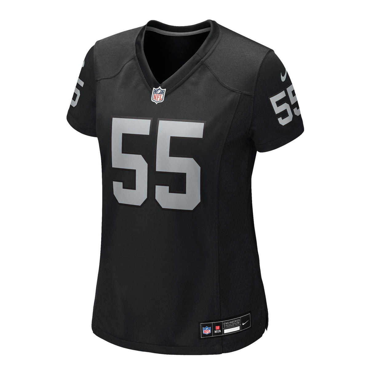 Women's Las Vegas Raiders Cody Lindenberg Nike Black Team Game Jersey