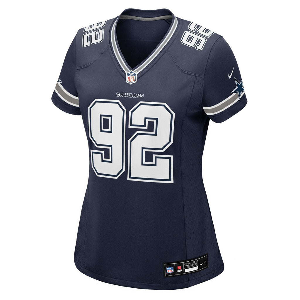 Women's Dallas Cowboys Quinnen Williams Nike Navy Team Game Jersey