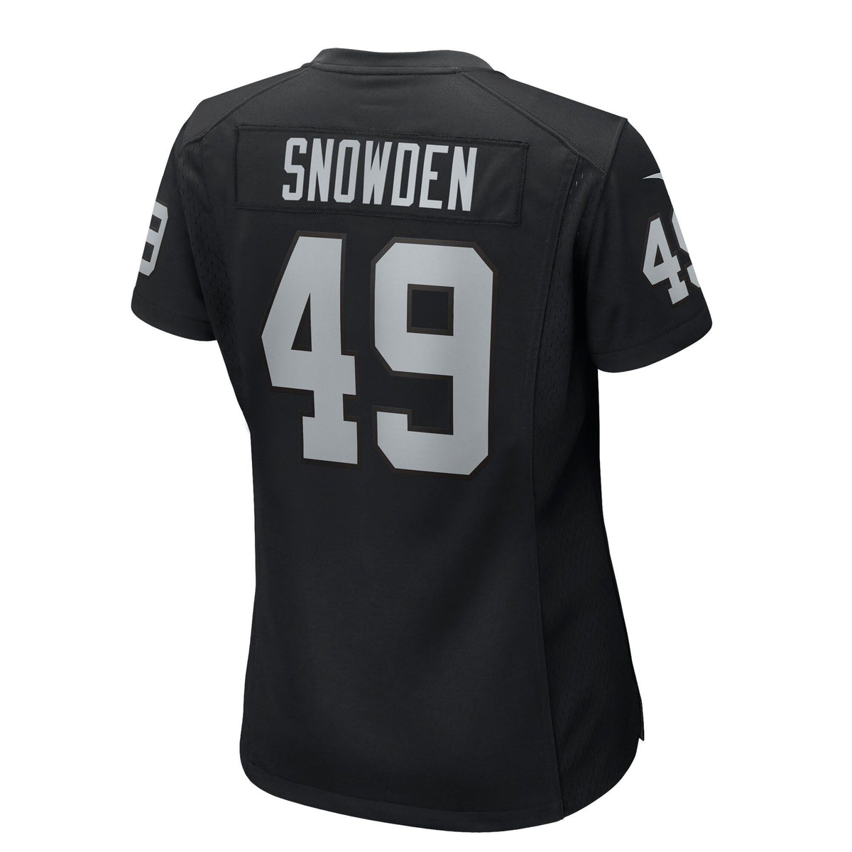 Women's Las Vegas Raiders Charles Snowden Nike Black Team Game Jersey