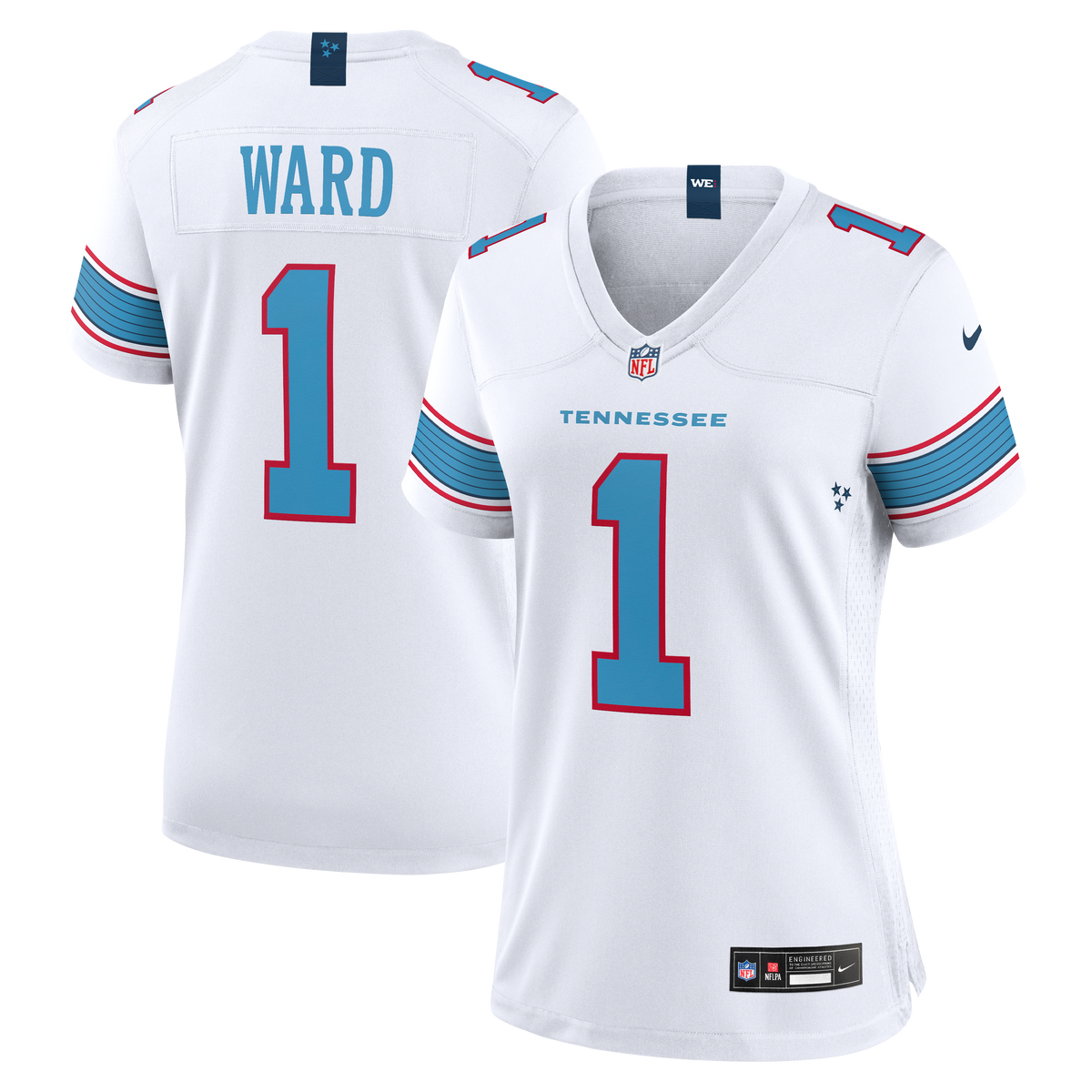 Women's Tennessee Titans Cameron Ward Nike White Game Jersey